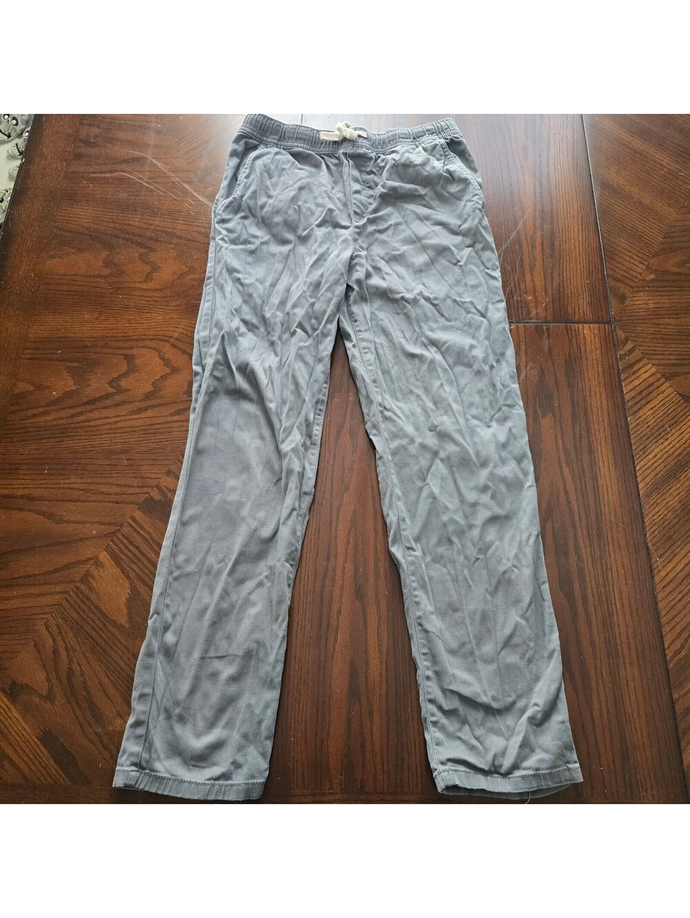 Wonder Nation gray kids leggings XL 14 16 pull on pants doing the stretchy thing